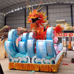 Festival of Carnival Theme Park High Quality Realistic Animatronic Festival Float
