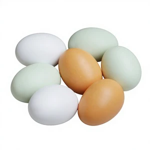 Solid Wood Infant Eggs DIY Hand Painted Graffiti Easter Play Toys Wholesale