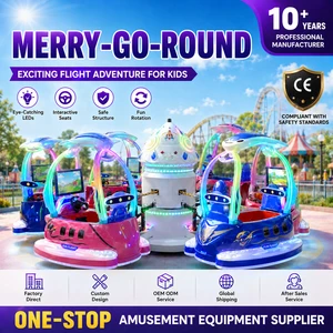 Commercial Rental Kids Attraction Merry Go Round Children's Outdoor Amusement Park Equipment Mini Carousel Rides For Sale
