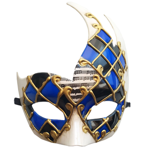 HY Wholesale Luxury PVC Party Elegant Venetian Half Face Masquerade for Mardi Gras Carnival Halloween Ball Fancy Dress Decorativ