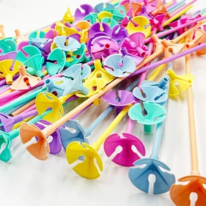 China Balloon Accessories Balloon Sticks Plastic Latex & Foil Balloon Stand Holder Party Supplies