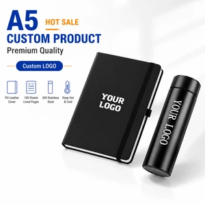 Customized Business Gift Notebook Customized Logo Thermos Mug A5 Corporate Procurement Notebook Factory