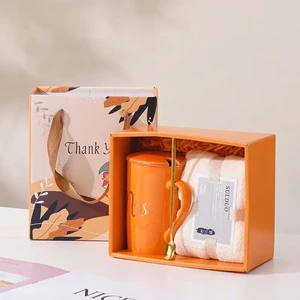 Hot Sale Creative Ceramic Gift Set Silk Screen Printing for Women Back School Christmas Valentine's Corporate Promotions Girls'