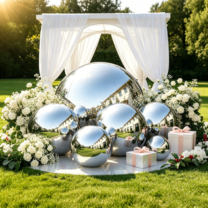 Giant Inflatable Mirror Balls PVC Big Shiny Decorative Balloon Spheres Party Disco Decoration Reflective Blow up Christmas Ball