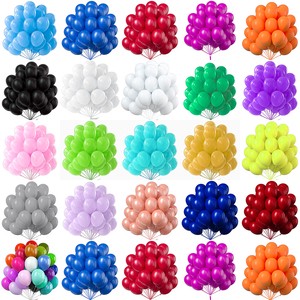 10/20/30pc 10/12inch Round Pearl Latex Balloons White Pink Blue For Wedding Birthday Party Baby Shower Decoration
