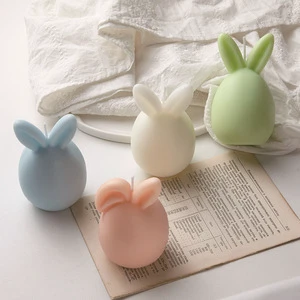 Factory Direct Sale of Easter Bunny Egg Scented Candles, Festival Decoration Gifts, Party Rabbit-shaped Candles
