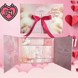 New Saint Valentin 2025 Advent Calendar Boxes Valentine Caja Misteriosa Packaging Gift Sets For14 Days Valentine's Day Countdown
