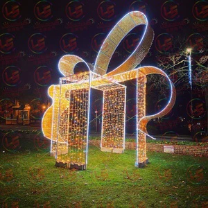 Outdoor 3D PVC New Year Decorations for Holiday Time Landscape Decor