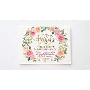 RABS Eco-Friendly Waterproof Durable Magnetic Stripe Customizable Mother's Day & Festival Blessing Gift Card