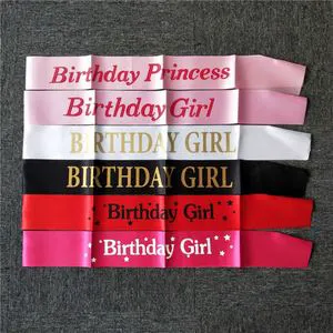 Birthday Sash for Birthday 10th 15th 16th 18th 20th 21st 30th 40th Adult Birthday Party Decoration Gift