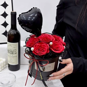 Hot New Product Creative Natural Valentine's Day Preserved Flower Soap Rose Gift Box