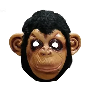 Full Face Monkey Halloween Decorative Animal Costume for Parties Cosplay-Breathable Trendy Adult Mask