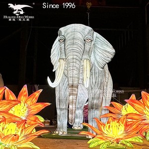 Customized Night Tour Event Lighting Decoration Large Lantern Animals Chinese Traditional Lanterns With Lights