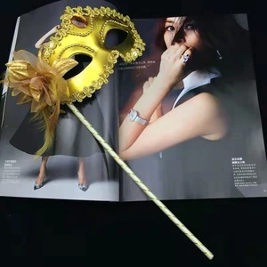 Sexy Diamond Venetian Mask Venice Feather Flower Wedding Carnival Party Performance Purple Costume Sex Lady Mask Masquerade
