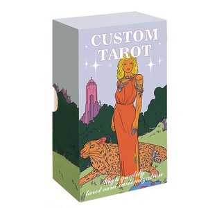 Custom Christmas Helloween Tarot Cards Deck With Different Surface Finishing Manufacturer Custom Tarot Card