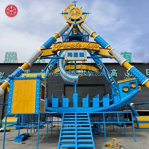 Tourist Attraction Outdoor Playground Luna Park Amusement Park Equipment Theme Park Family Thrill Pirate Ship Rides For Sale