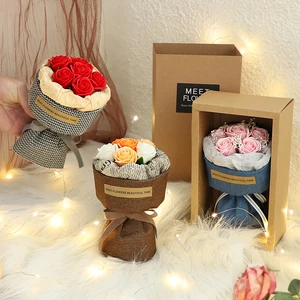 Valentine's Day Gifts 2025 Rose Bouquet Soap Flower Bouquet Soap Flower Valentine's Day Gifts Mother's Day Gifts