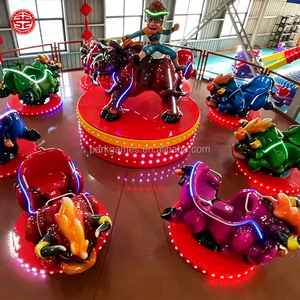 Amusement Park Rides Equipment Outdoor Adult Kids Crazy Jumping Bullfight Theme Park Attraction Carnival Game