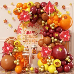 Thanksgiving Holiday Balloon Set Harvest Day Food Receipt Day Thanksgiving Theme Party Decoration Arrangement Balloons