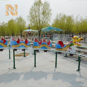 Nova Rides Led Lights Fairground Roller Coaster For Sale Outdoor Mini Roller Coaster For Sale 16 Seats Dragon Roller-coaster