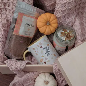 Handmade Fall Lovers Thematic Plastic Gift Sets for Thanksgiving