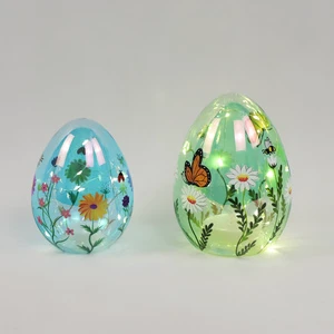 Hot Selling Easter Decoration Mini Decorative Easter Eggs New Products Light up Easter Egg