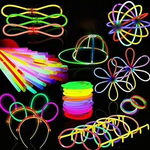 Custom Glow Party Pack Party Set DIY Glow Products with Connectors and Kits Halloween Christmas Favor