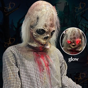Scary Animated Plastic Halloween Decorations-Custom Durable Haunted House Props with Zombie & Ghost for Indoor Use
