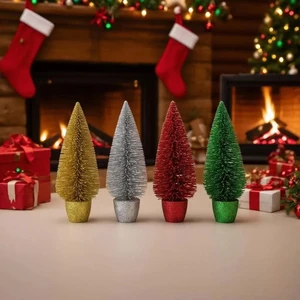 SANWEI Factory Best Selling Christmas Products Artificial Small Tree For Office And House Decor