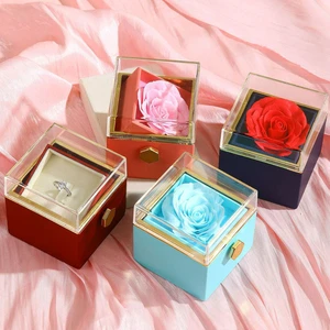 Funniest Valentine's Day Gift for Friends-Square Printed Love Jewelry Box