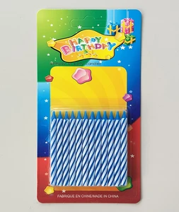 Cheap Spiral Birthday Cake Small Candle for Easter Party Dessert Table Bars Use for Children's Celebration