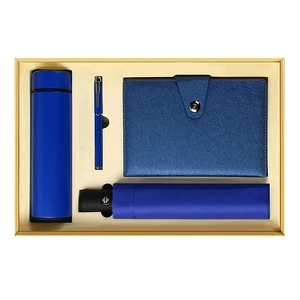 Customized Logo Promotional Gift Set for Luxury Business Includes Insulated Cup Notebook and Pen for Valentine's Day