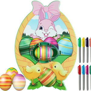 Wholesale DIY Painted Easter Egg Painting Set Child Handmade Toy Easter Gift Easter Egg Paint