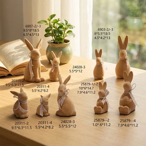 OEM ODM Easter Babbit Toy Plush Bunny Ornament for Party Decoration Design Easter Bunny Toys Cute Home Decor