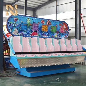 Nova Rides Amusement Equipment Manufacturers Miniature Carnival Rides Funfair Crazy Wave Miami Rides Outdoor Shopping Mall Steel