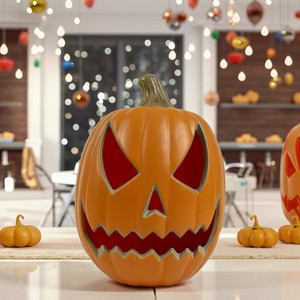 Factory Wholesale OEM Brand Pumpkin Halloween Home Decor Supplies with Customized Color Size HDPE Material for Fall Decorations