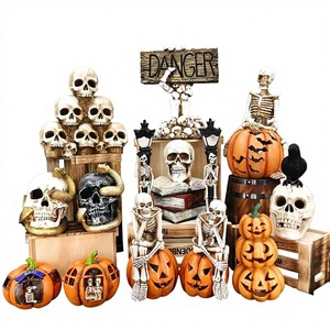 New Arrivals Halloween Pumpkin Resin Fashion Durable Decor for Garden & Desktop Use China