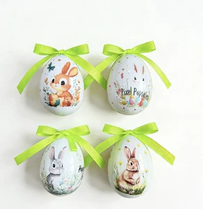 Shunyuan High Quality Handmade Full Color Foam Christmas Eggs Rabbit Design Creative DIY Christmas Decorations Home Party