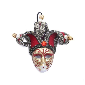 Customized Venice Masquerade Mask Fridge Magnet Ornament Creative Mardi Gras Decorative Souvenir Gift for Parties