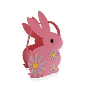 Wholesale Cute Felt Bunny Easter Egg Storage Bag Cartoon Rabbit Kids' Party Decorations Graduation Thanksgiving Christmas April