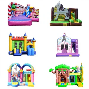 Kids Moon Inflatable Moonwalk Water Jumper Bouncer Bouncy Castle Jumping Commercial Bounce House For Party Rentals
