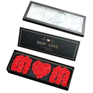 MOM Flower Mother's Day Gift Box Mother's Day Floral Gift Packaging Box MOM Letter Shaped Fillable Box for Wedding Party
