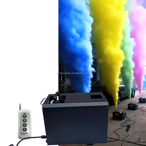 Super Powerful DMX Remote Control UPWORD SPRAY Color Fog Smoke Machine For Gender Reveal Stage Wedding Baby Shower Party