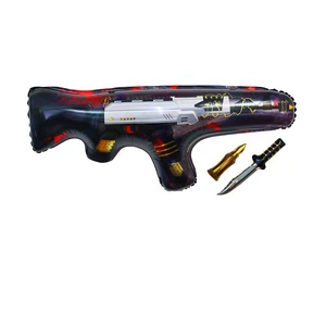 CYmylar Factory Supplies Gun Foil Balloons Gun Globos Fortress Night Gun Balloons for Adult Birthday Party Decoration