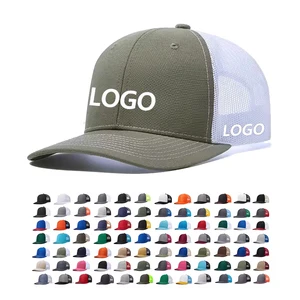 Richardson Style 112 6-Panel Factory Custom Logo Snapback Trucker Hats Plain Mesh Performance Cycling For Outdoor Sports Casual