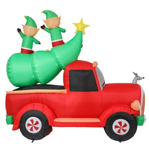 5ft Outdoor Blow up Inflatable Christmas Xmas Snowman Decorations with Built-in Rotating LED for Yard Garden Lawn Decorations