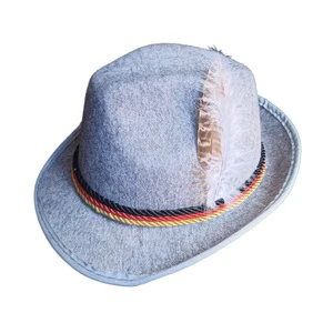 Munich Beer Festival Adult Jazz Hat German Carnival High Mountain Style Made of Durable Cloth for Oktoberfest Parties