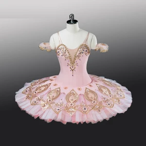 Customized Venice Carnival Performance Wear Professional Hooped Tutu YAGP Raymonda Variation Black Swan Ballet Pancake Tutu