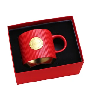 Stainless Steel Thermal Insulated Mugs Cheap Coffee and Tea Tumbler with Handle for Valentine's Day Gift Set
