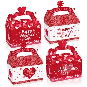 Happy Valentine's Day Gift Box Love Velentine's Day Party Candy 3D Handheld Paper Box